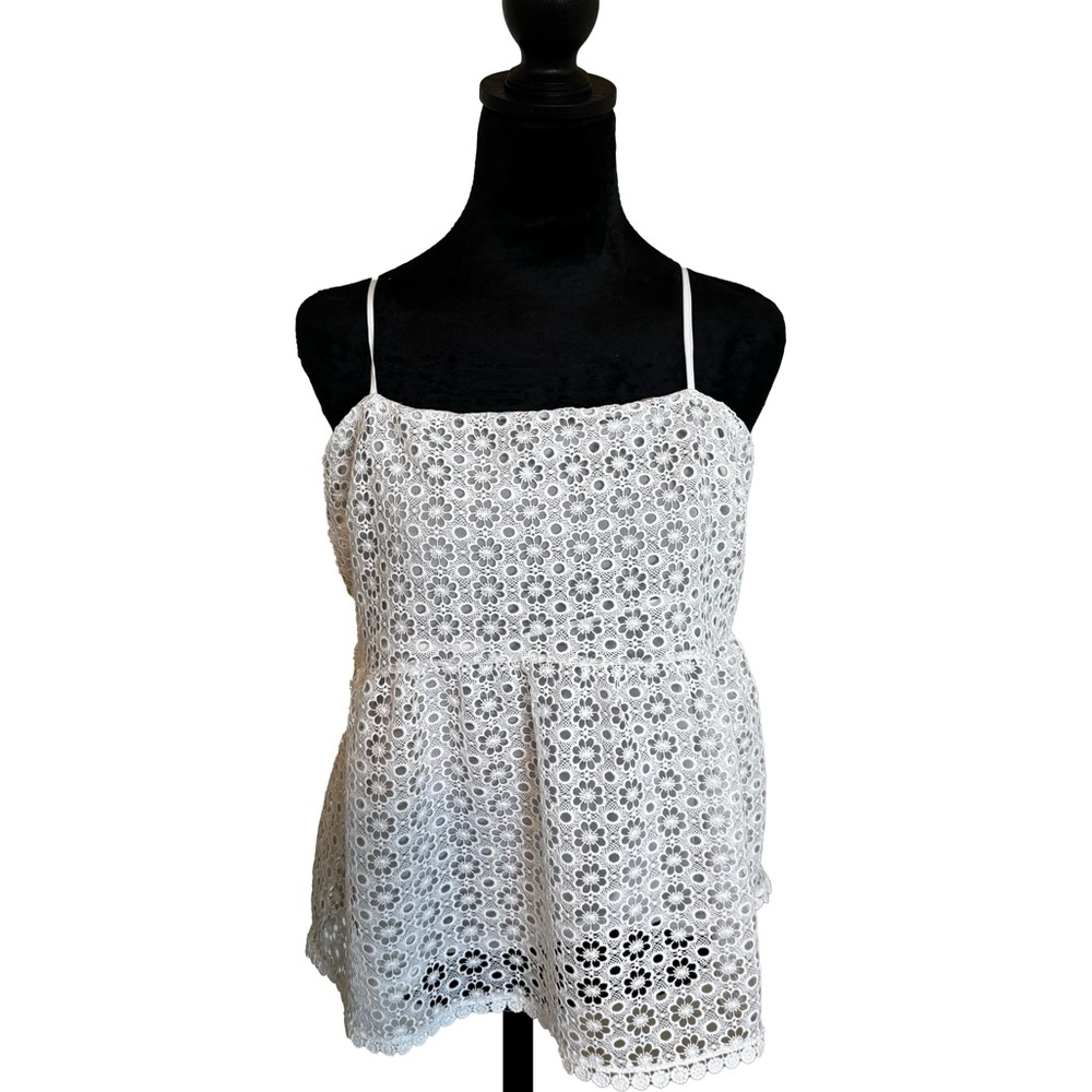 Express Crochet Tank Top Blouse